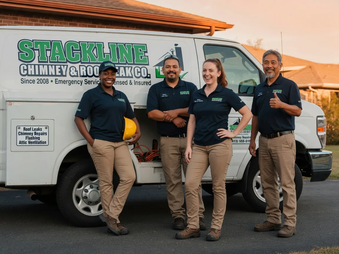 Chimney flashing repair company in Longdale, OK